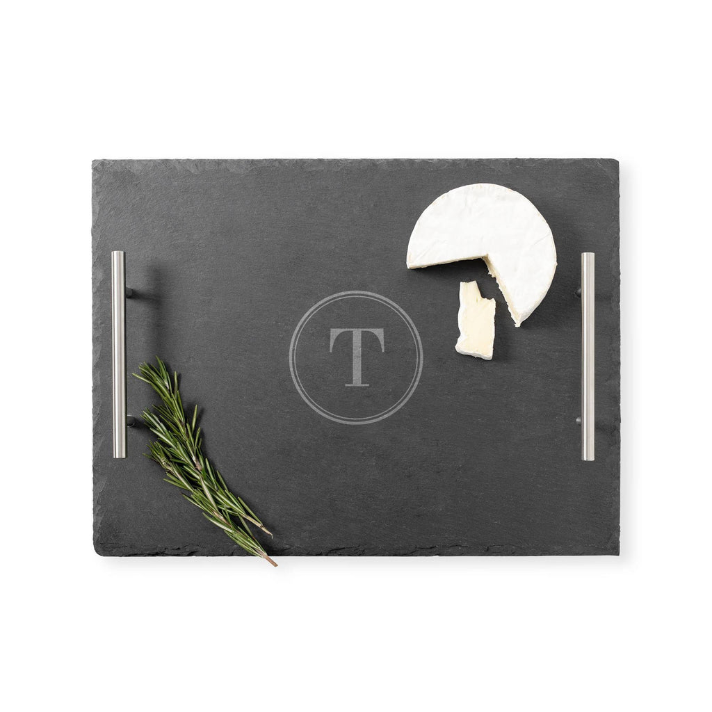 Personalized Tray with Metal Handles N897675