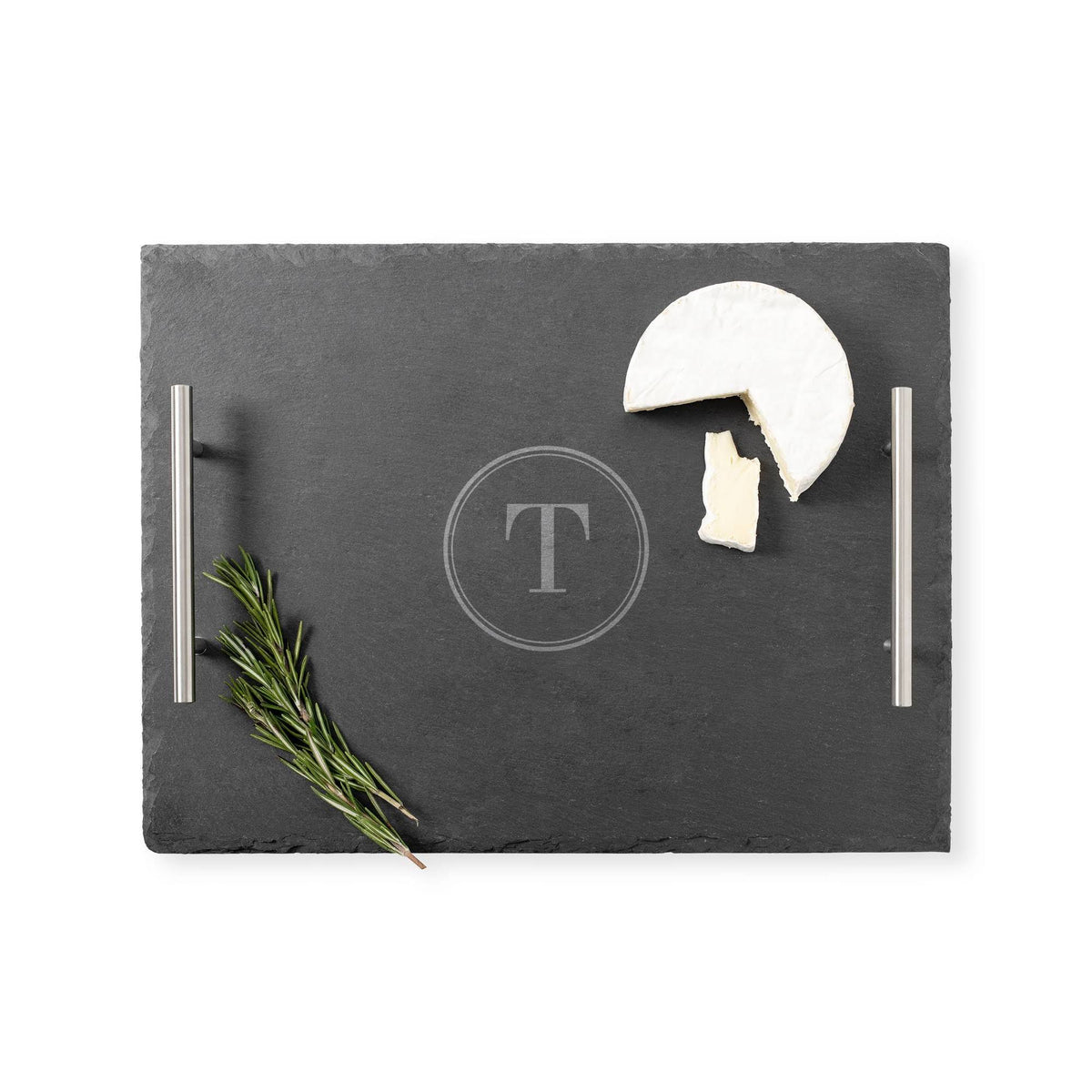 Personalized Tray with Metal Handles N897675