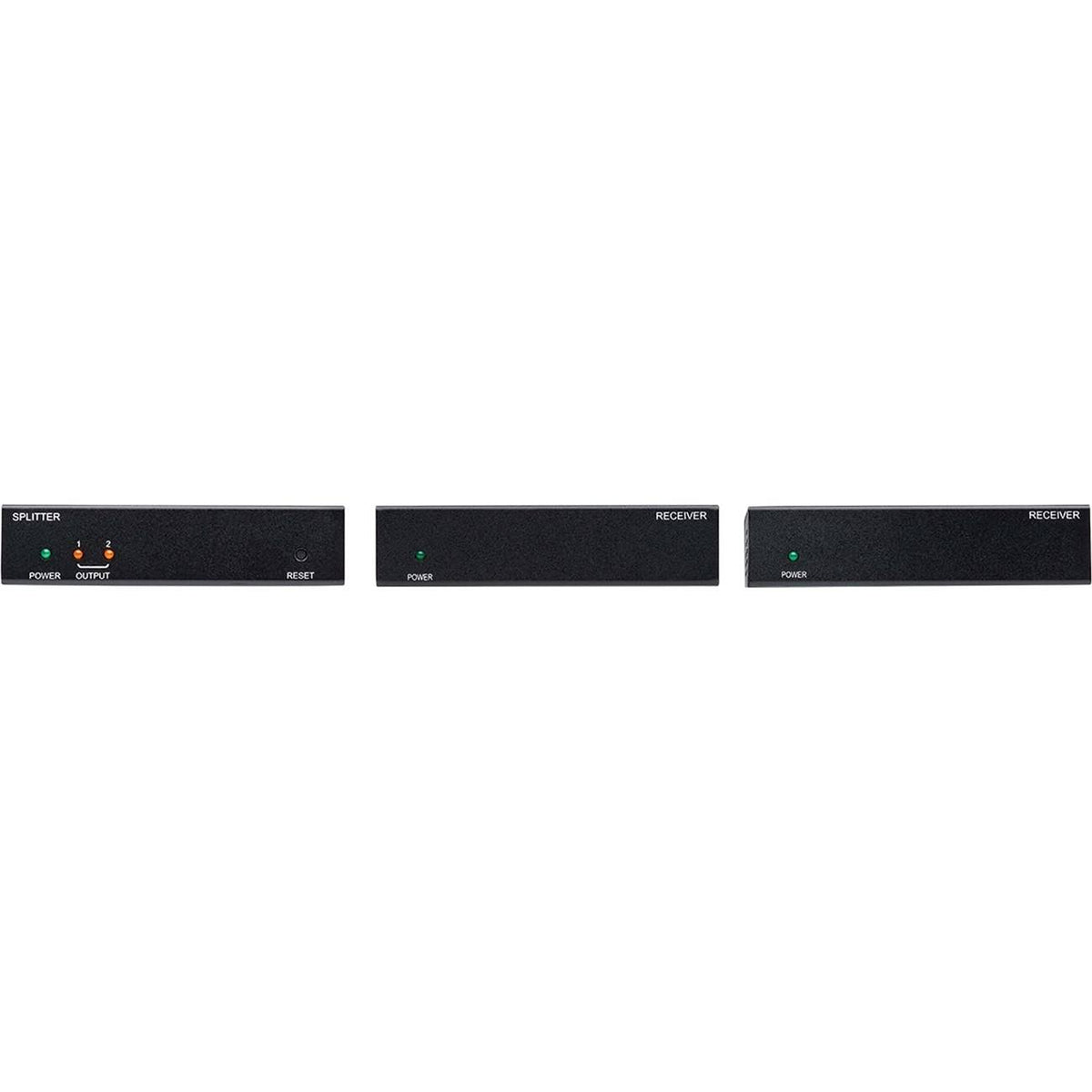 HDMI over Cat6 Splitter/Extender Kit with PoC, 2 Ports 4K x 2K @ 60 Hz M359893