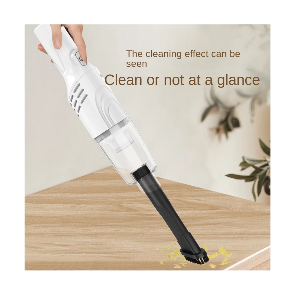 3 in 1 Portable Rechargeable Handheld Car Vacuum Cleaner Black Y88871