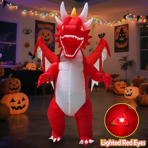 Red Dragon Inflatable Costume for Kids Z66554