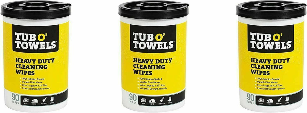 Heavy-Duty Multi-Surface Cleaning Wipes, 90 Count 3 Pack L773