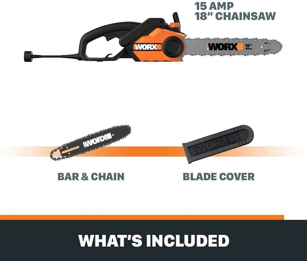 18in 15 Amp Electric Chainsaw A50887