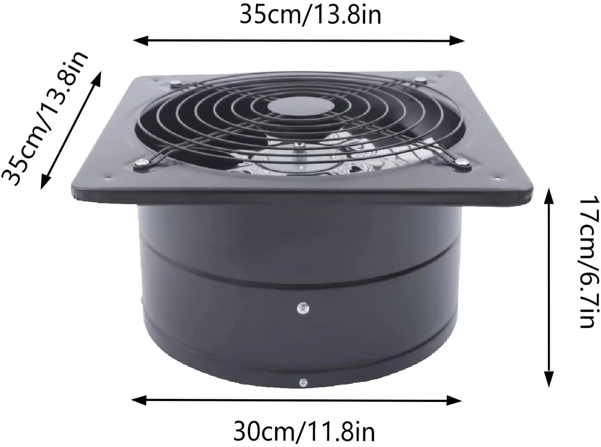 12 Inch Metal Axial Exhaust Fan L4532