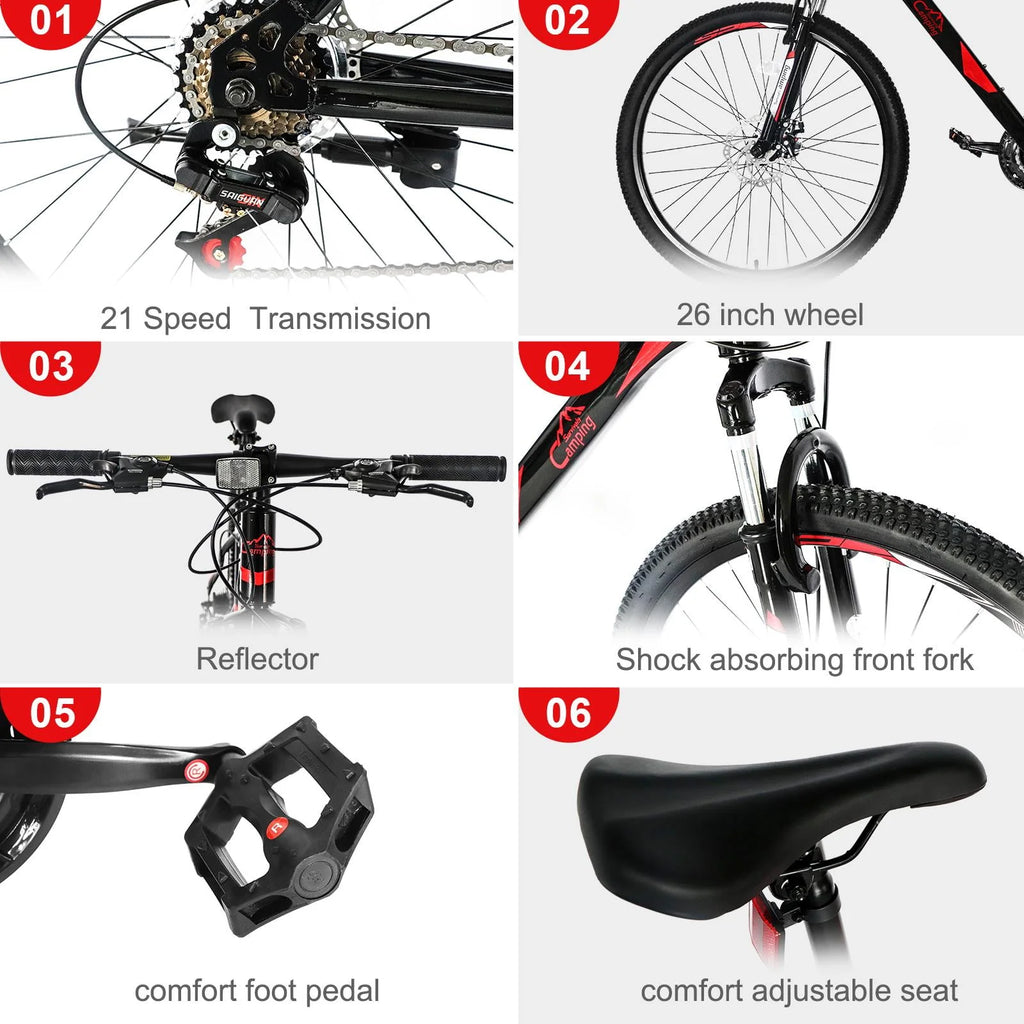 Lightweight 21-Speed Mountain Bike P860