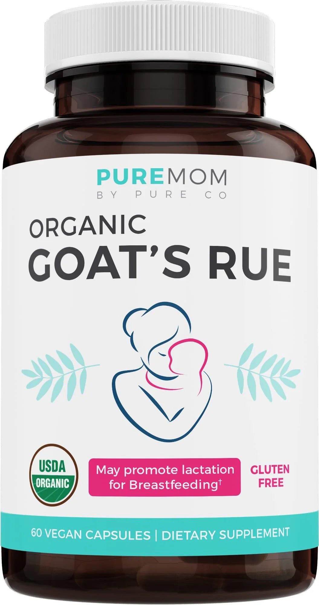 Organic Goat's Rue Lactation Supplement 60 Vegan Capsules Y610070