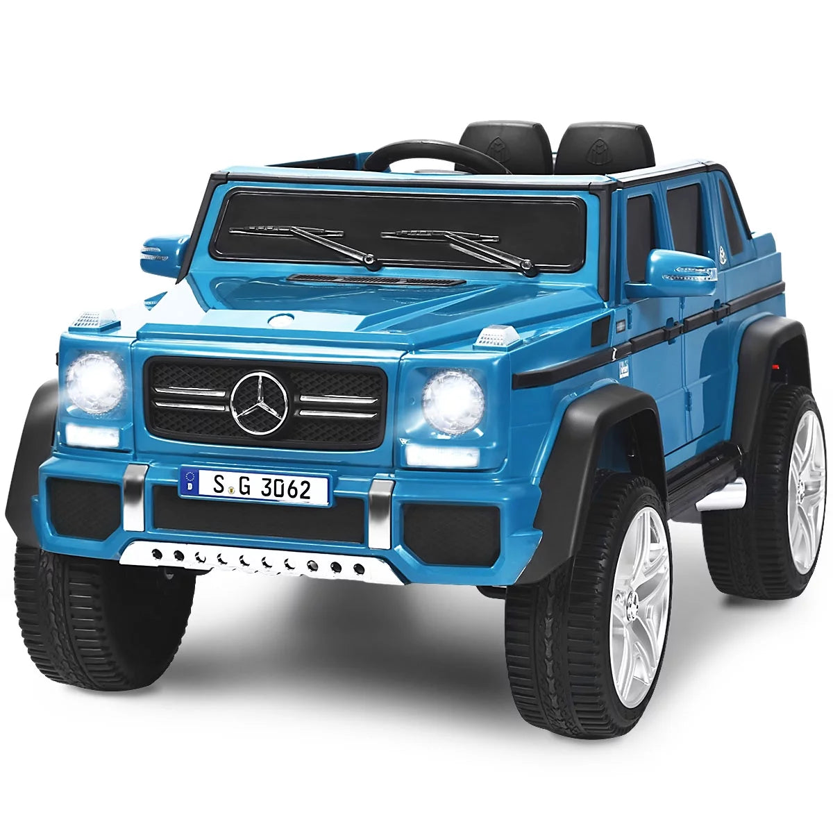 Blue 12V Electric Kids Ride On Car M87532