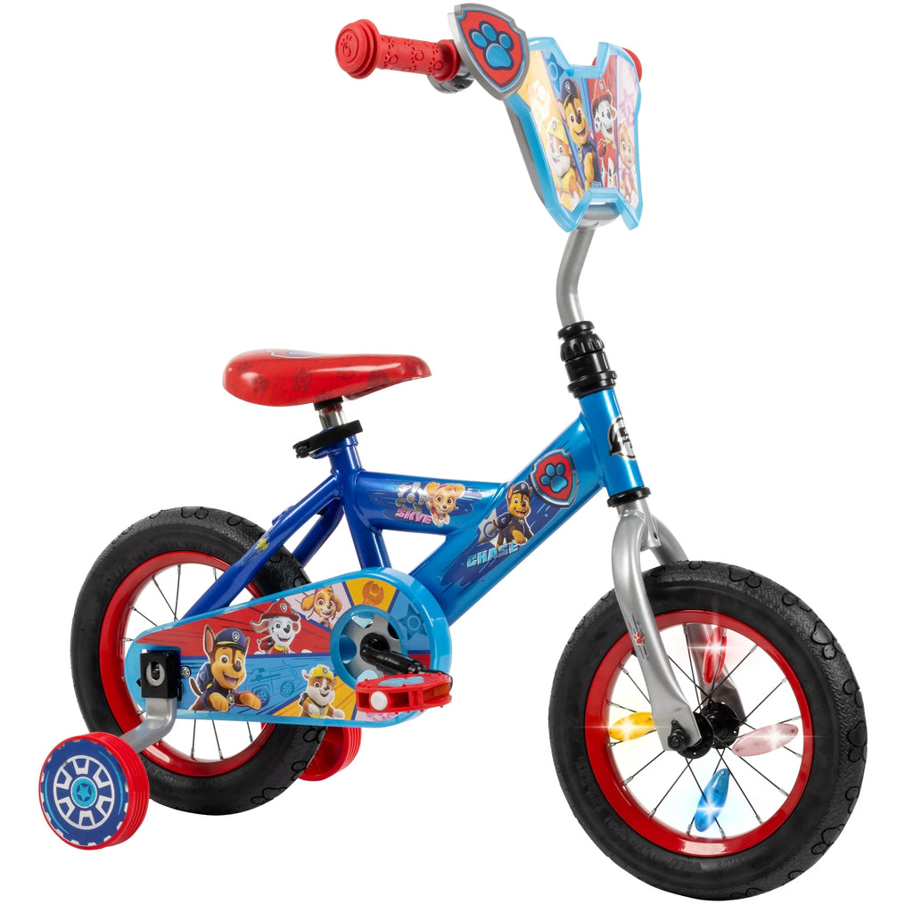 Blue 12-inch Boys' Training Wheel Bike P830378