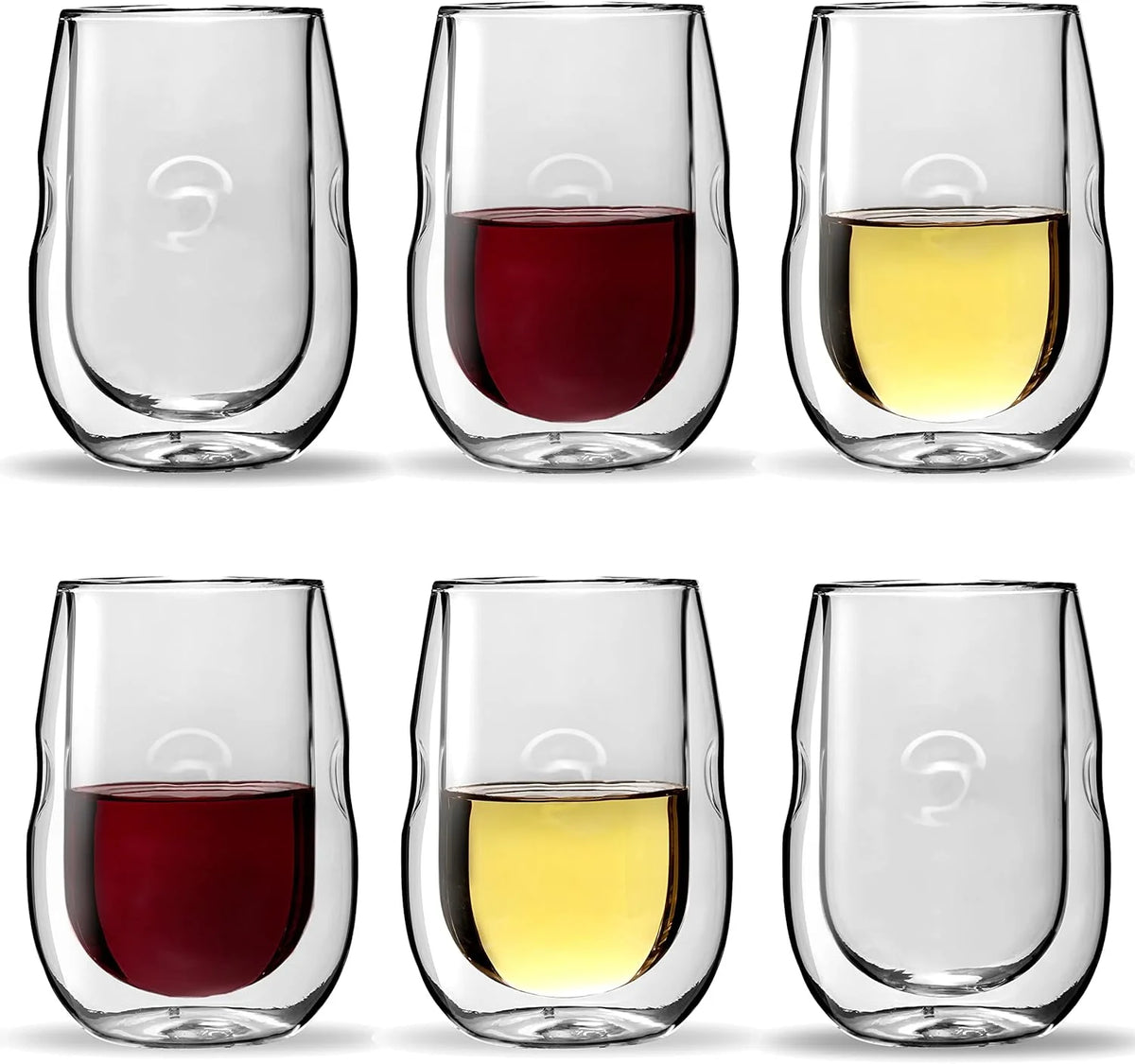 Double Wall Insulated Wine Glasses Set Of 6 K936