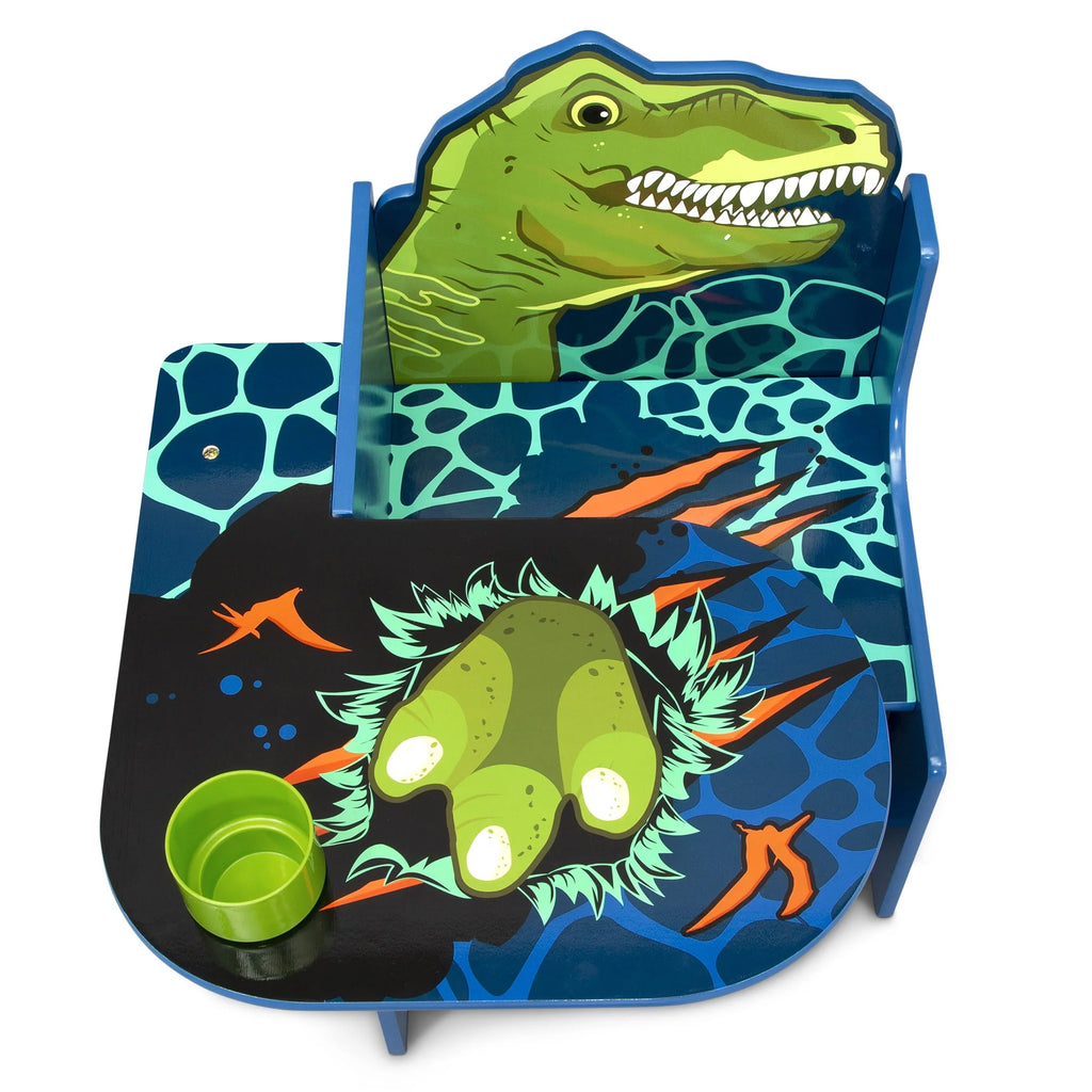 Dinosaur Chair Desk with Storage Bin U572