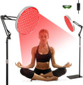 Round Red Light Therapy Device with Adjustable Height Stand R464076