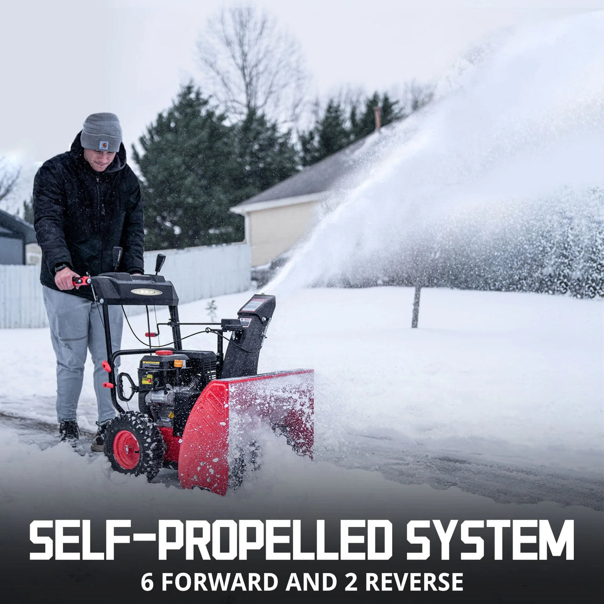24 in. Two-Stage 212CC Self-Propelled Gas Snow Blower B86237