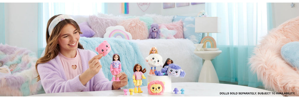 Brunette Plush Doll & Accessories W348