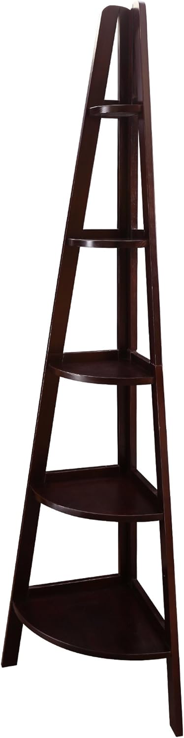 5-Shelf Corner Ladder Bookcase Q8661