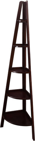 5-Shelf Corner Ladder Bookcase Q8661