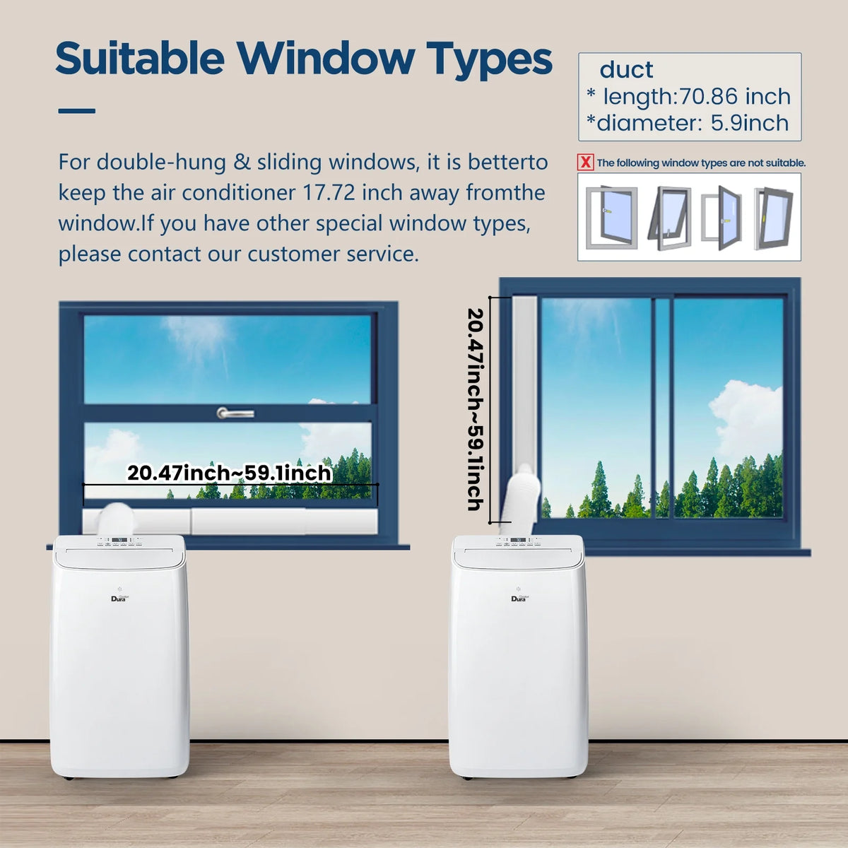 White Portable Air Conditioner, Dehumidifier, Fan F74950