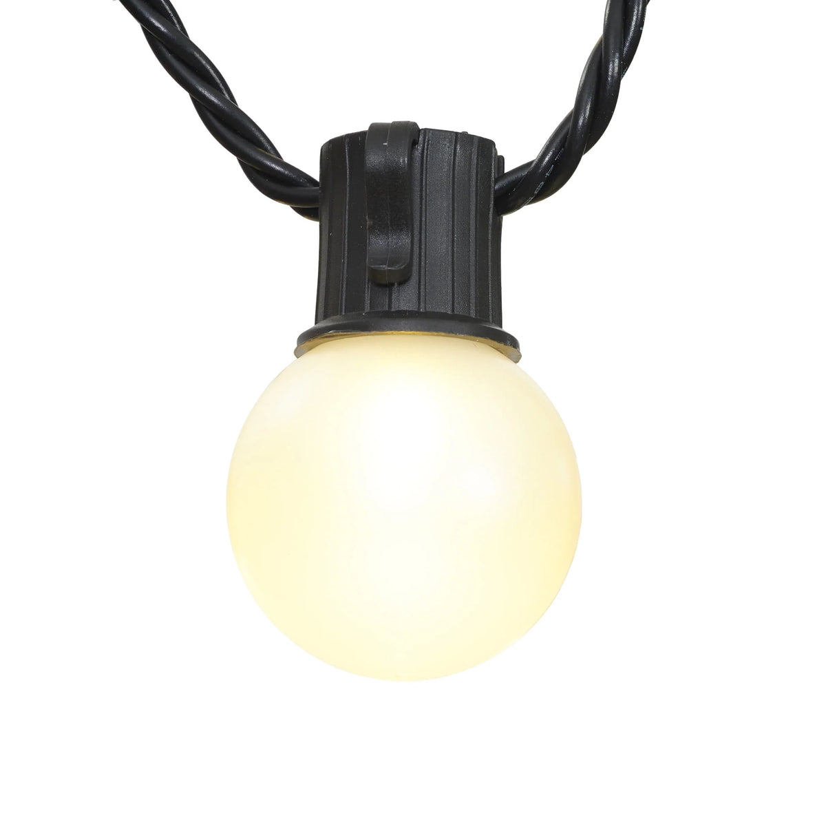 20-Count LED Frosted Globe Outdoor String Lights Y316