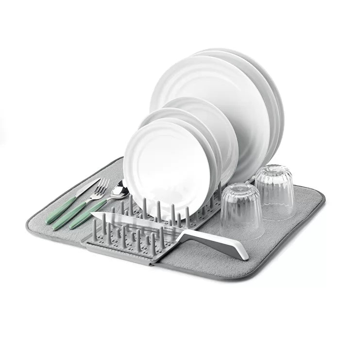 Dish Drainer With Mat Milk White P951
