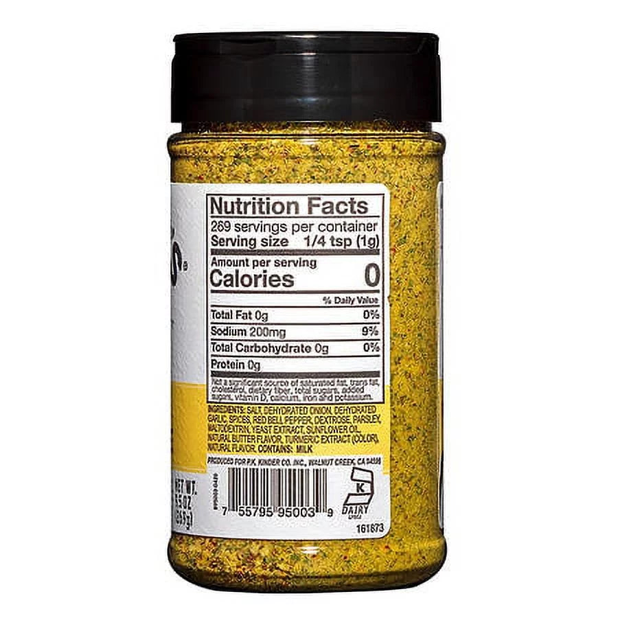 Buttery Steakhouse Seasoning 9.5 oz Pack of 2 O5327