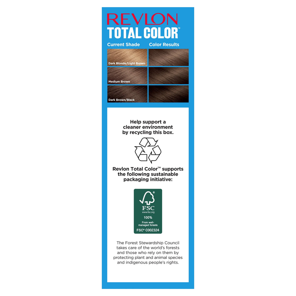 Permanent Hair Color, 100% Gray Coverage, 535 Medium Golden Mahogany, 5.94 fl oz W348655