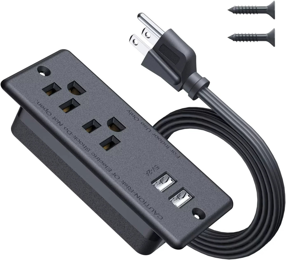 Recessed Power Outlet with 2 USB I435