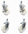 Nylon Swivel Caster Set of 4 with Brake U15646