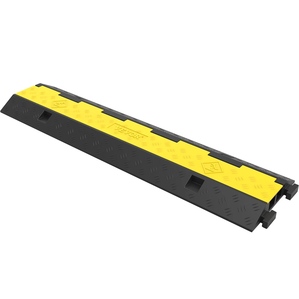 4PCS 2-Cable Rubber Speed Bump Cable Protector Ramp Z77841