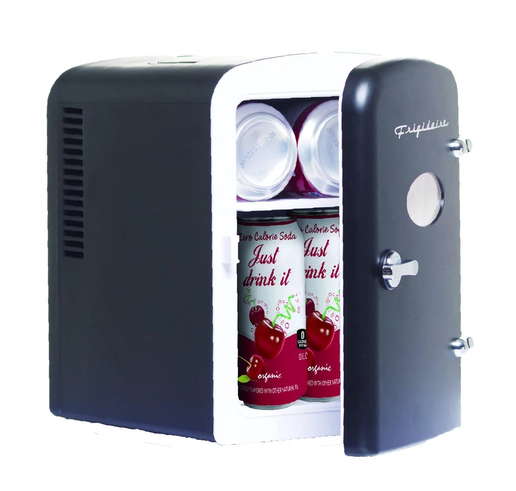 6 Can Mini Beverage Cooler Black H2149