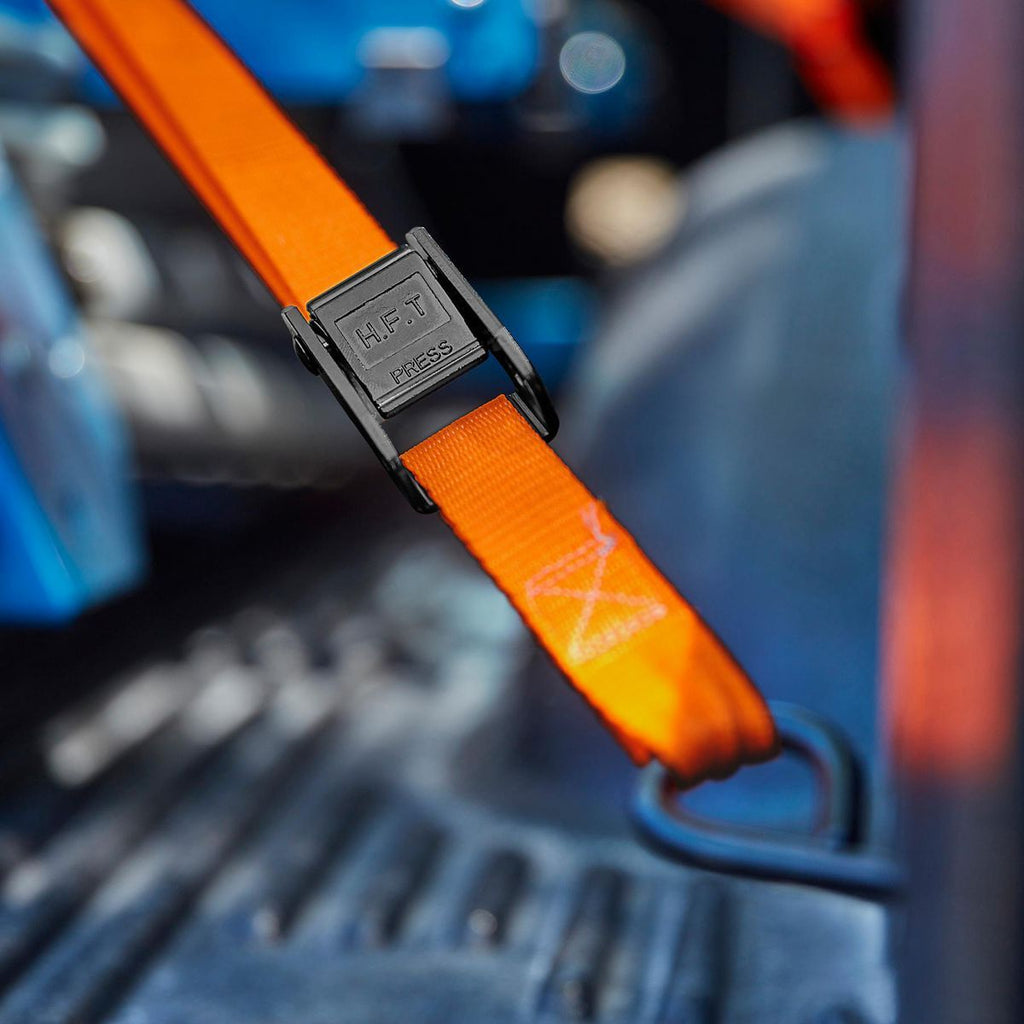 400 lb. Capacity 1 in. x 6 ft. Cam Buckle Tie-Downs, 4-Pack W3705