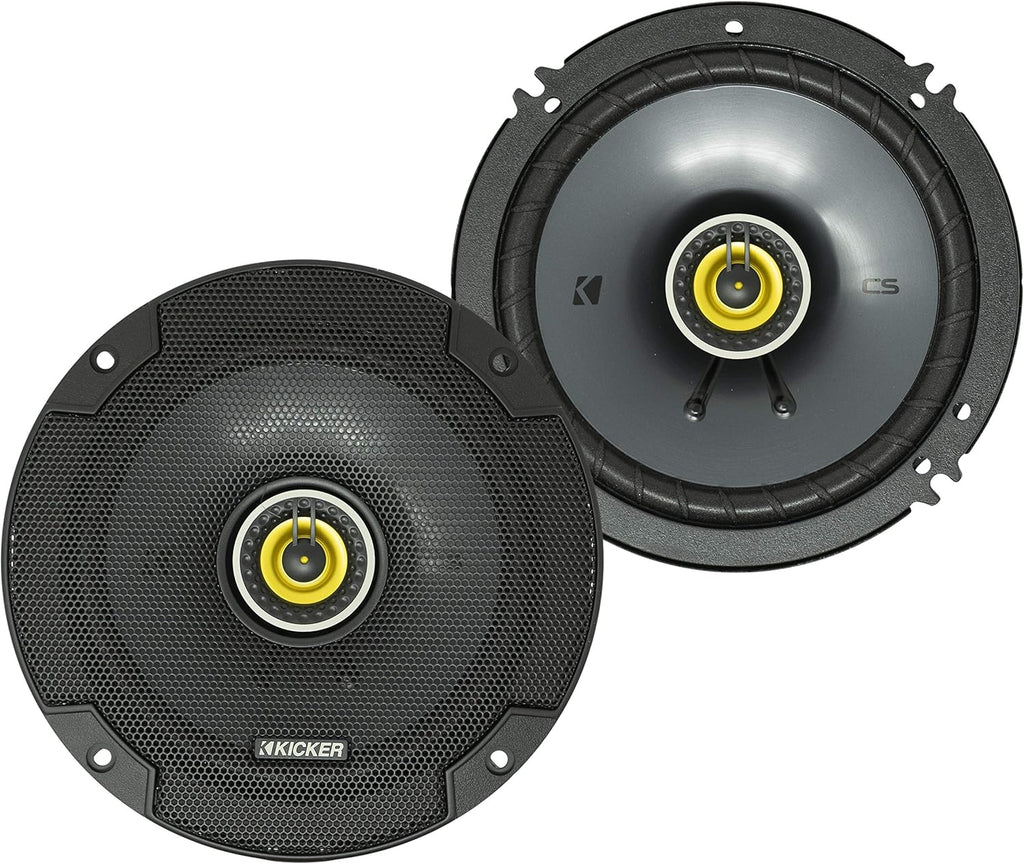 6.5 Inch 4 Ohm 2-Way Car Audio Coaxial Speakers Pair N720
