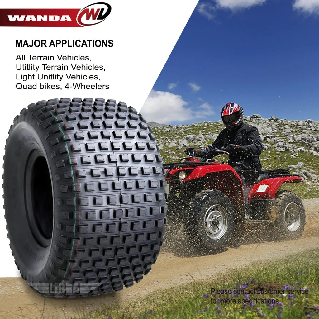 2 New ATV Tires 22X11-8 4PR X15575