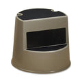 2-Step Mobile Step Stool 300 lb Load Capacity Beige S97891