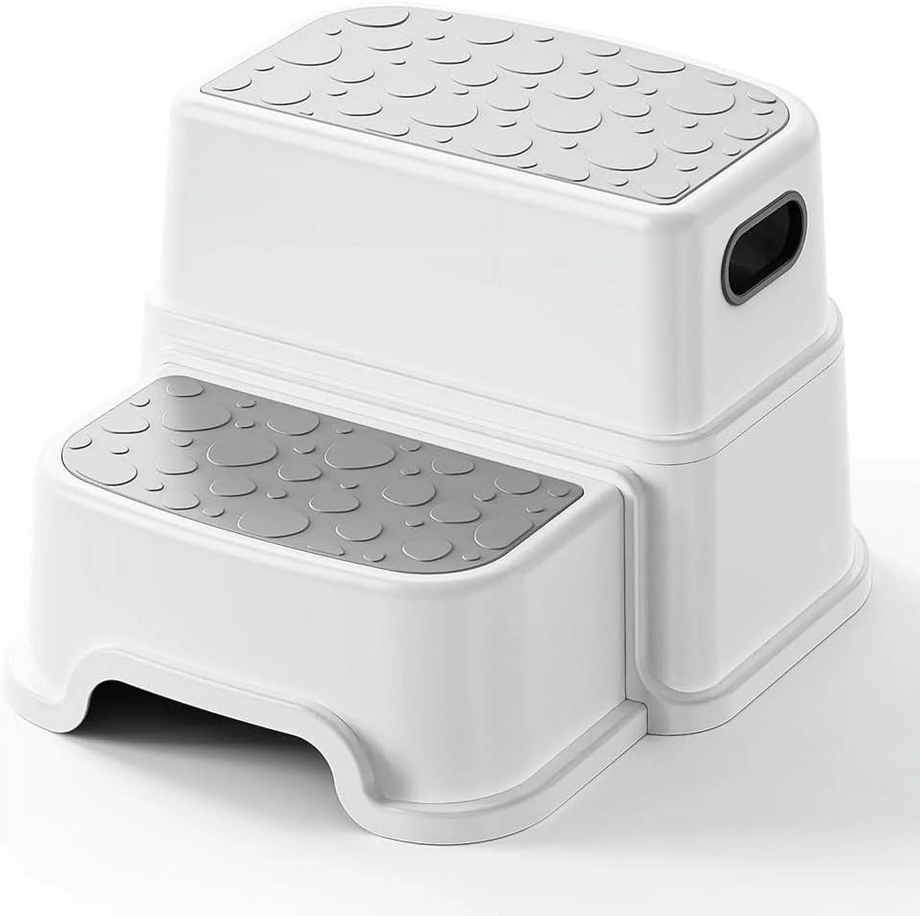 2 Step Stool for Kids Dual Height 9.5" Non-Slip D1430
