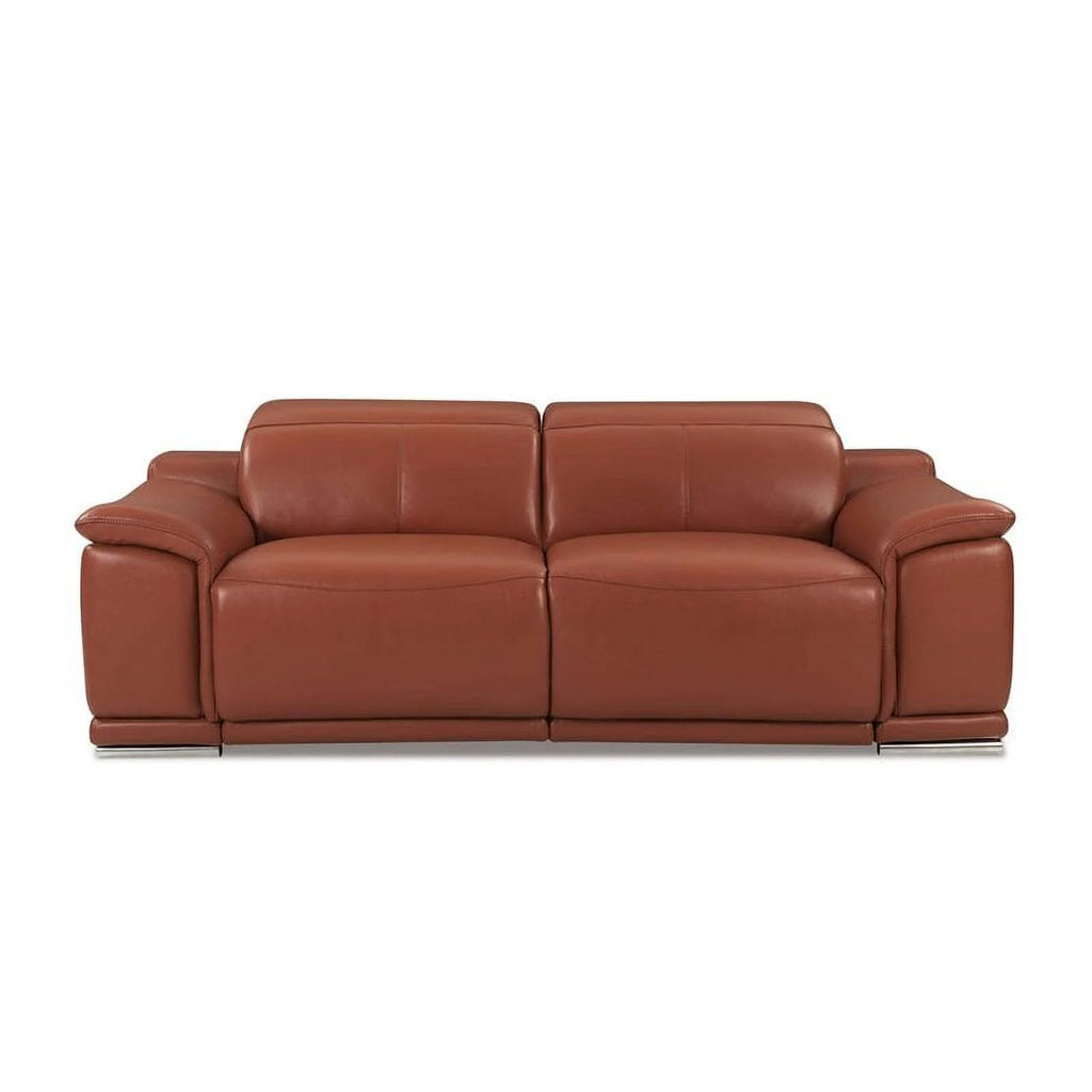 Genuine Italian Leather Power Reclining Sofa C15911