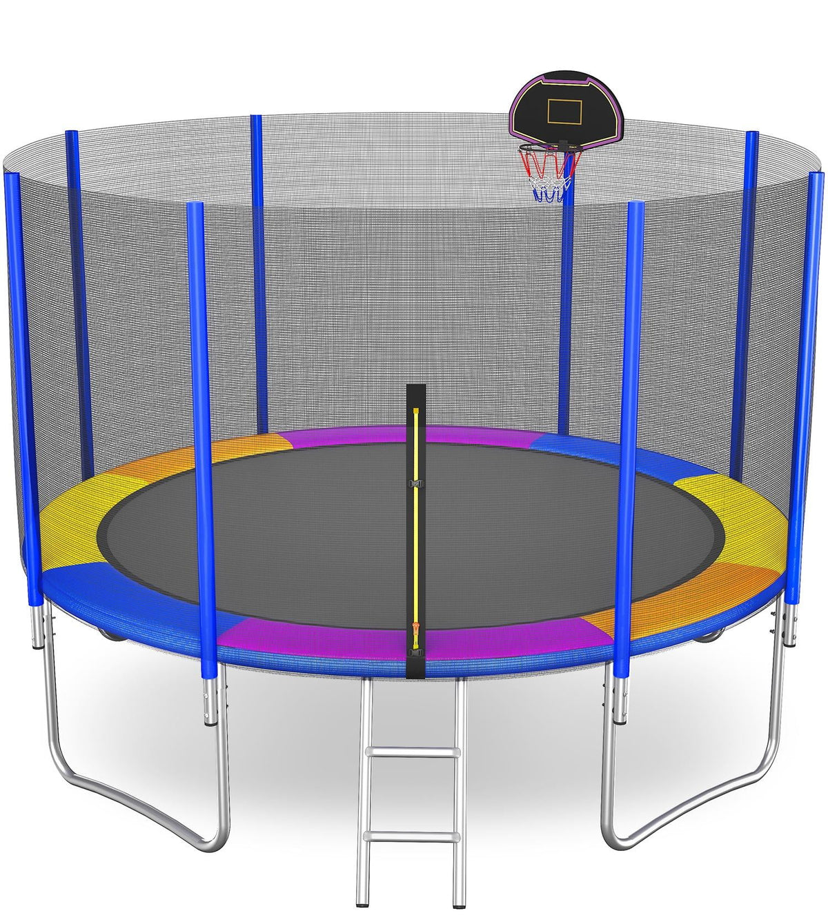 12FT Round Trampoline with Enclosure M877292