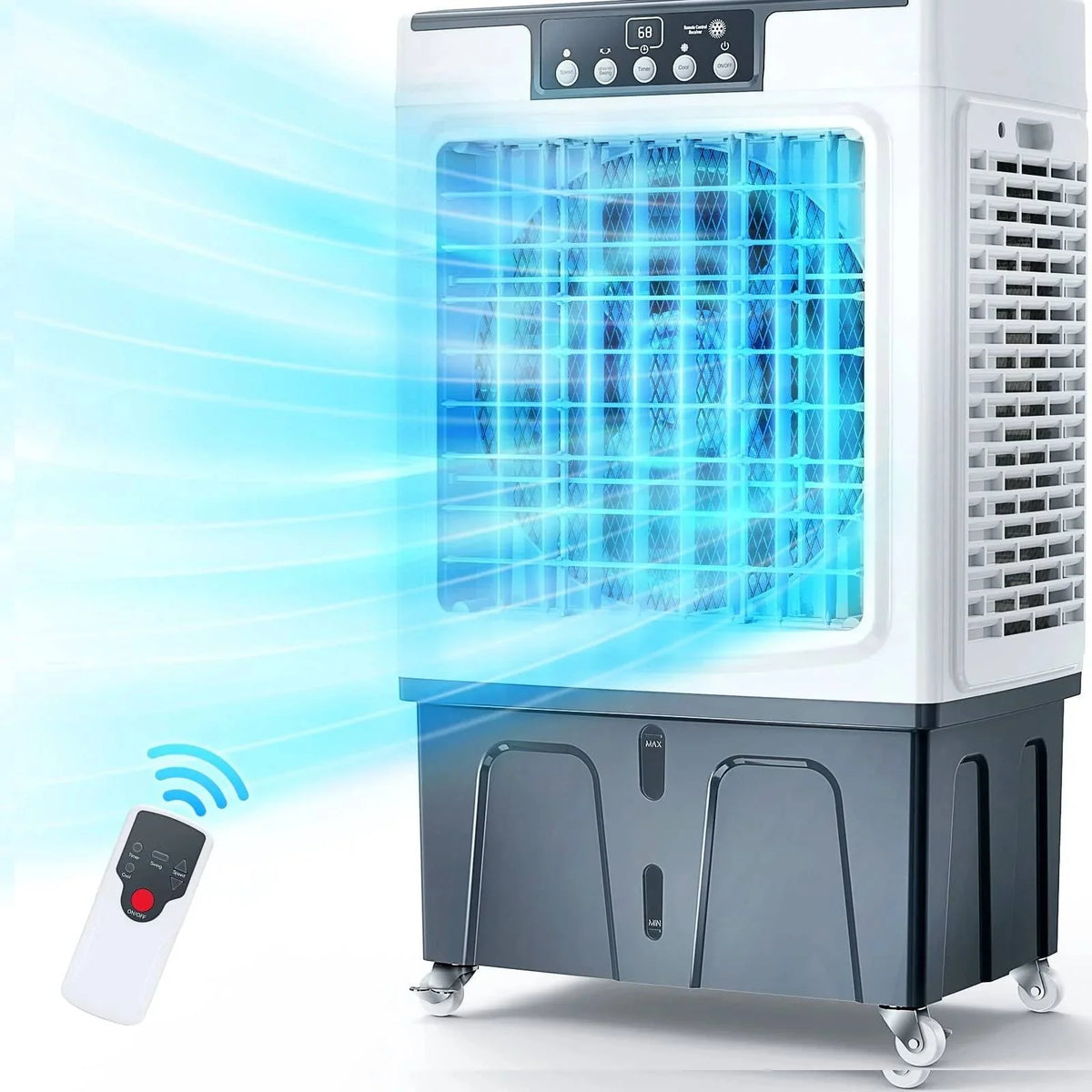 Evaporative Air Cooler, 2200CFM 9.2Gallon with Remote Control N8250