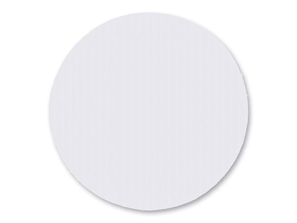 White Corrugated Cake Circle 250 C9282