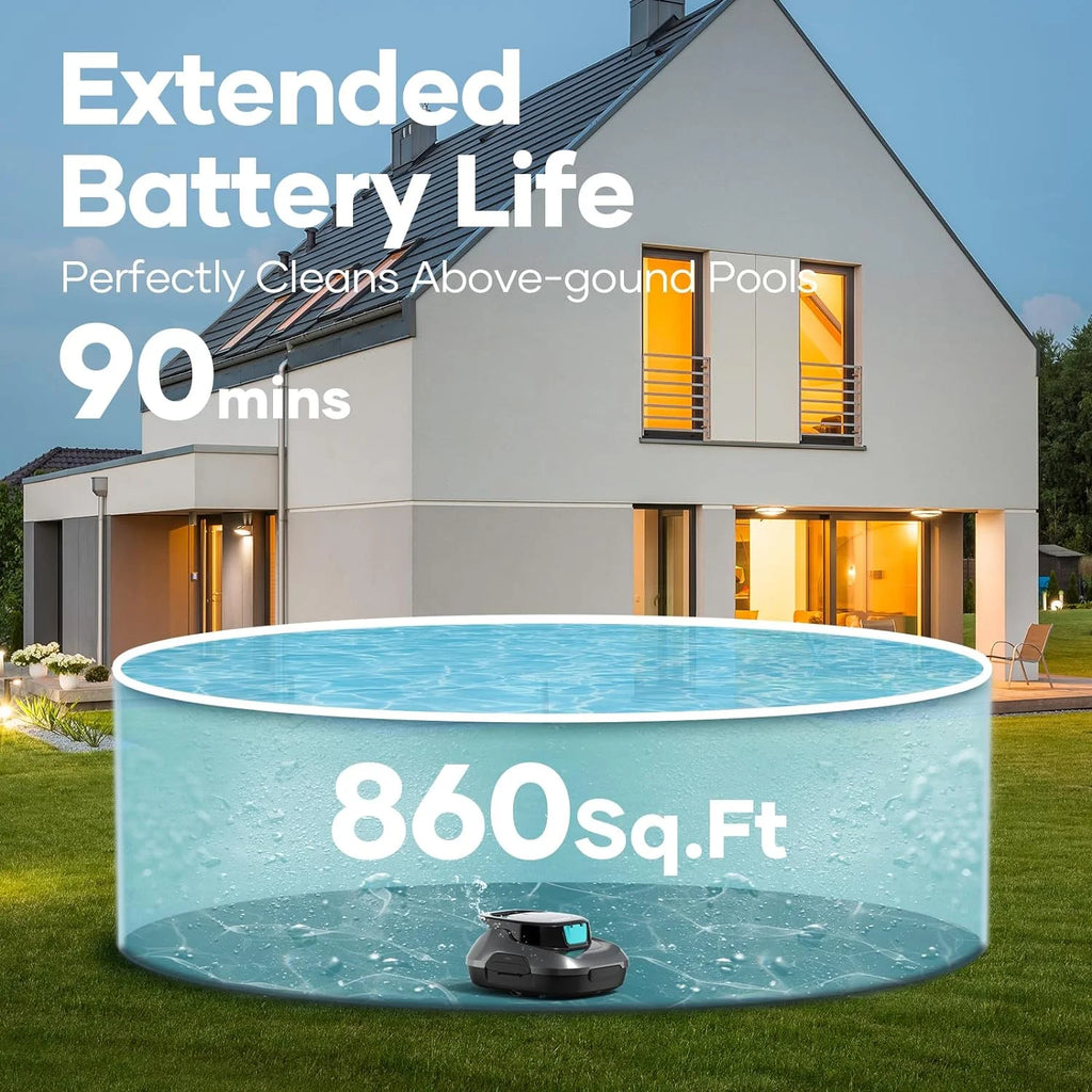 Cordless Robotic Pool Cleaner F658269