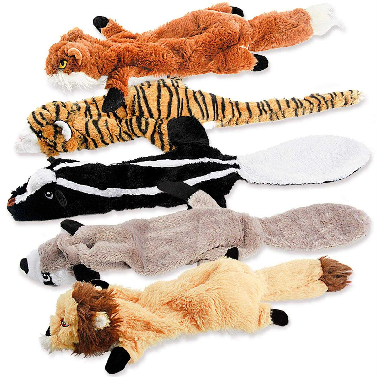 No Stuffing Plush Dog Squeaky Chew Toy N993809