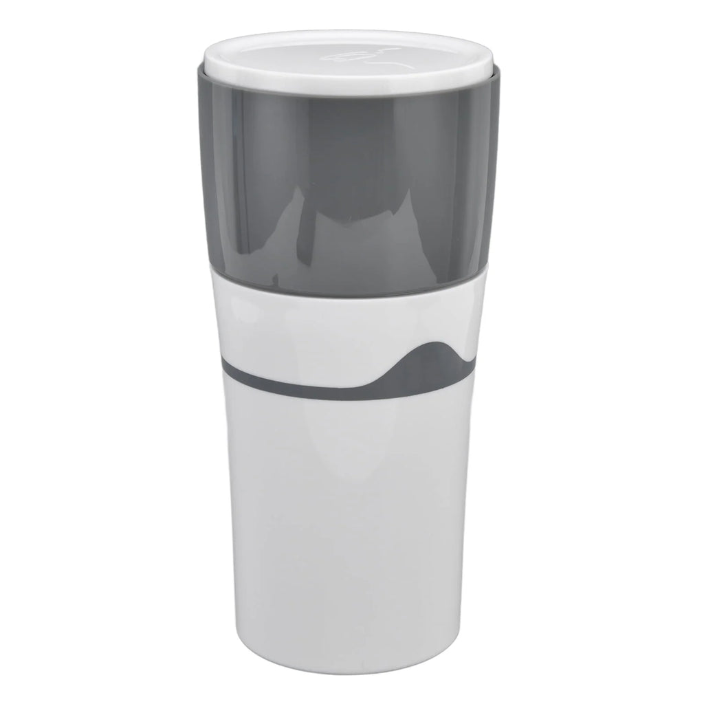 Portable PP Drip Coffee Maker for K Cups Gray White V678