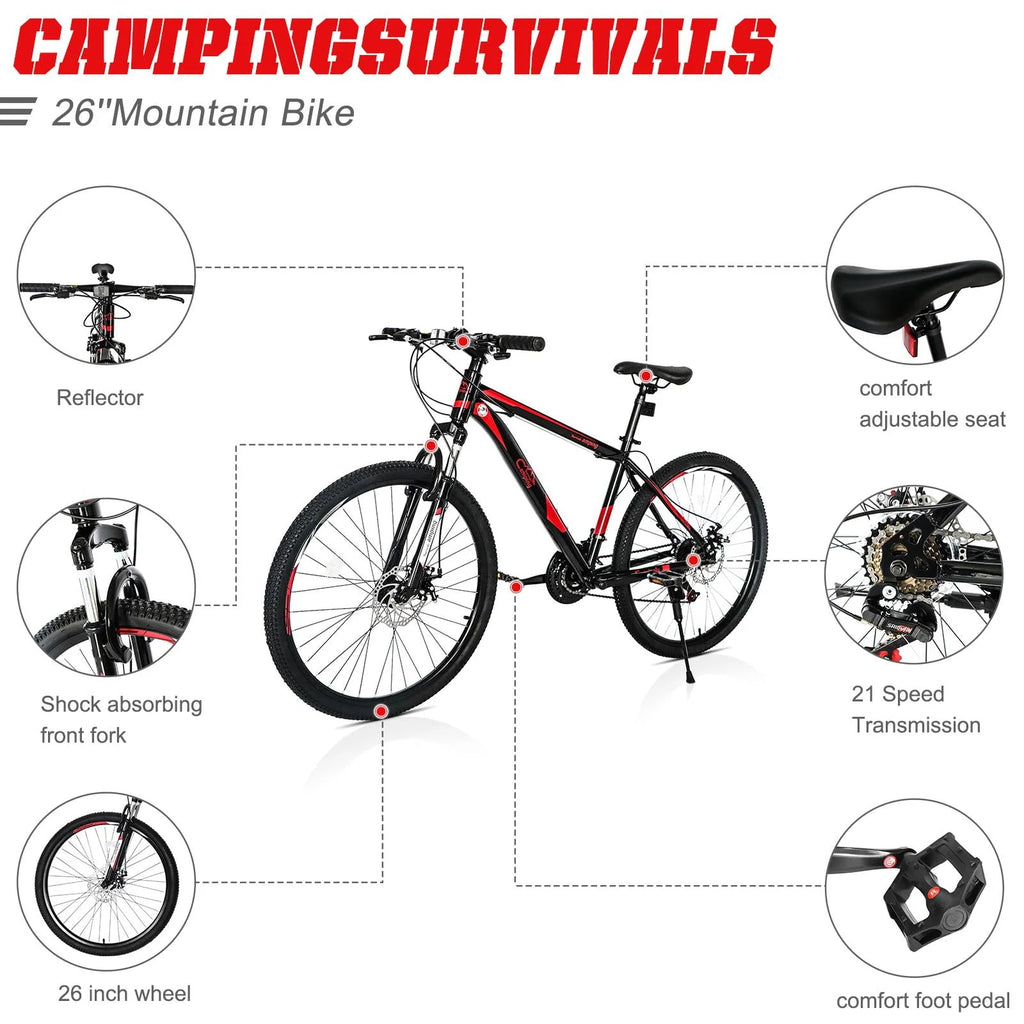 Lightweight 21-Speed Mountain Bike P860