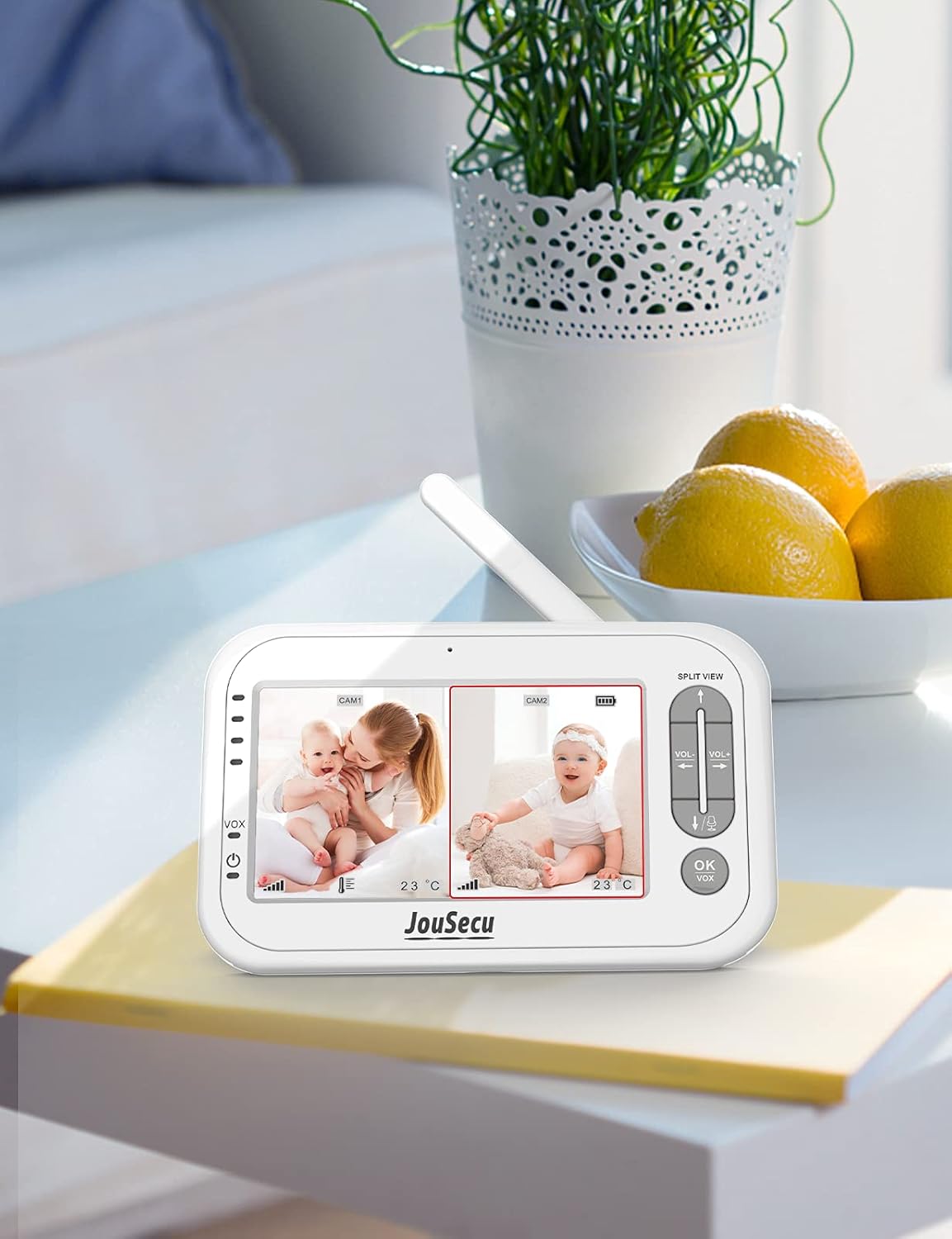 Baby Monitor with Camera and Audio 4.3 Inches LCD Split Screen X7784