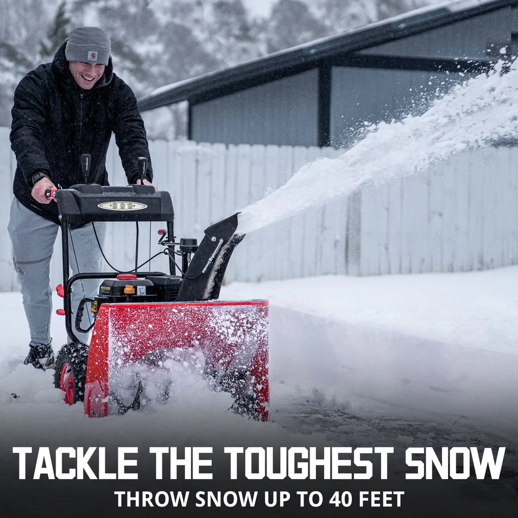 24 in. Two-Stage 212CC Self-Propelled Gas Snow Blower B86237