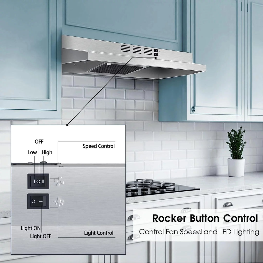 30 inch Under Cabinet Stainless Steel Range Hood N7638
