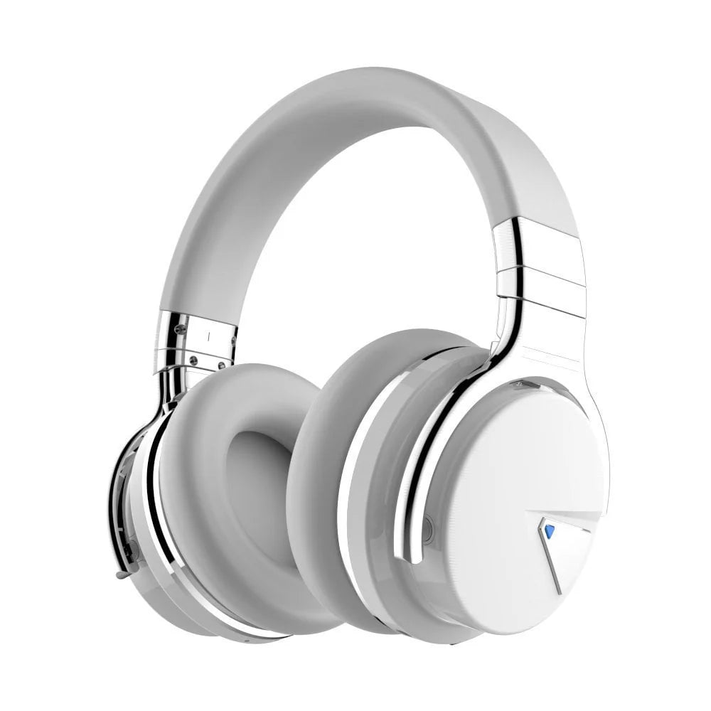Active Noise Cancelling Bluetooth Headphones with Mic Deep Bass Wireless Over Ear Black X163419