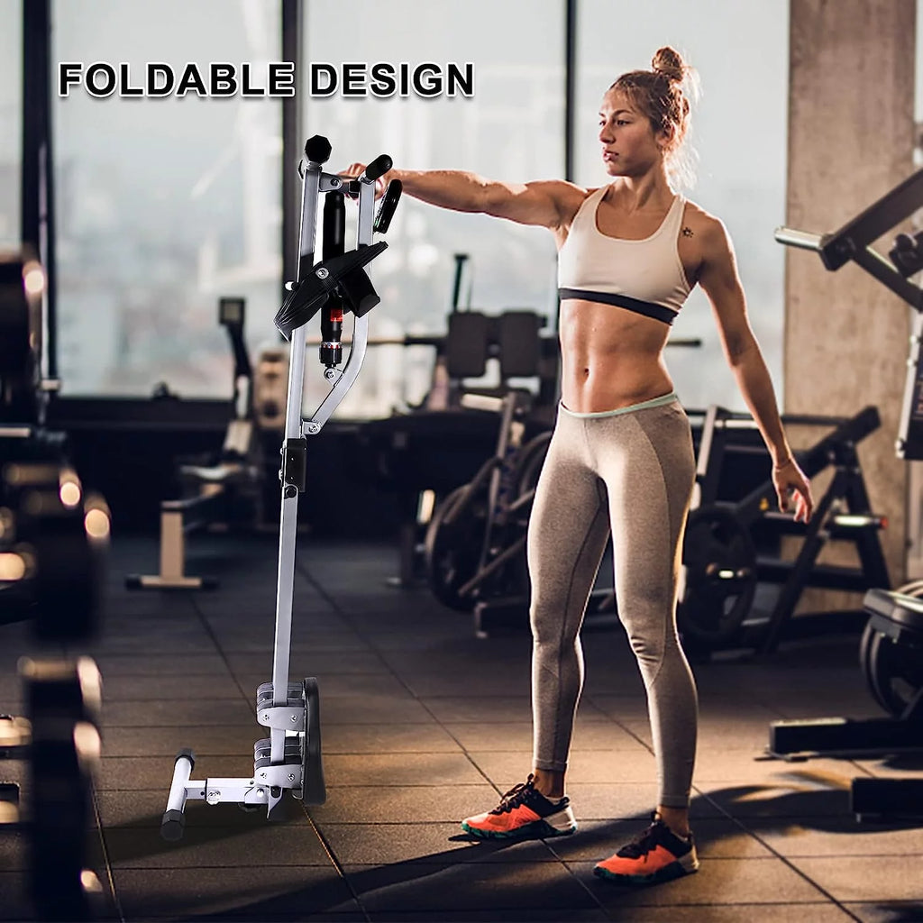 Rowing Machine with Adjustable Resistance and Digital Monitor V151872