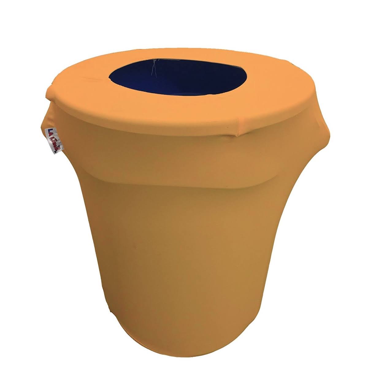 Stretch Spandex Trash Can Cover 32 Gal Round Gold P416105