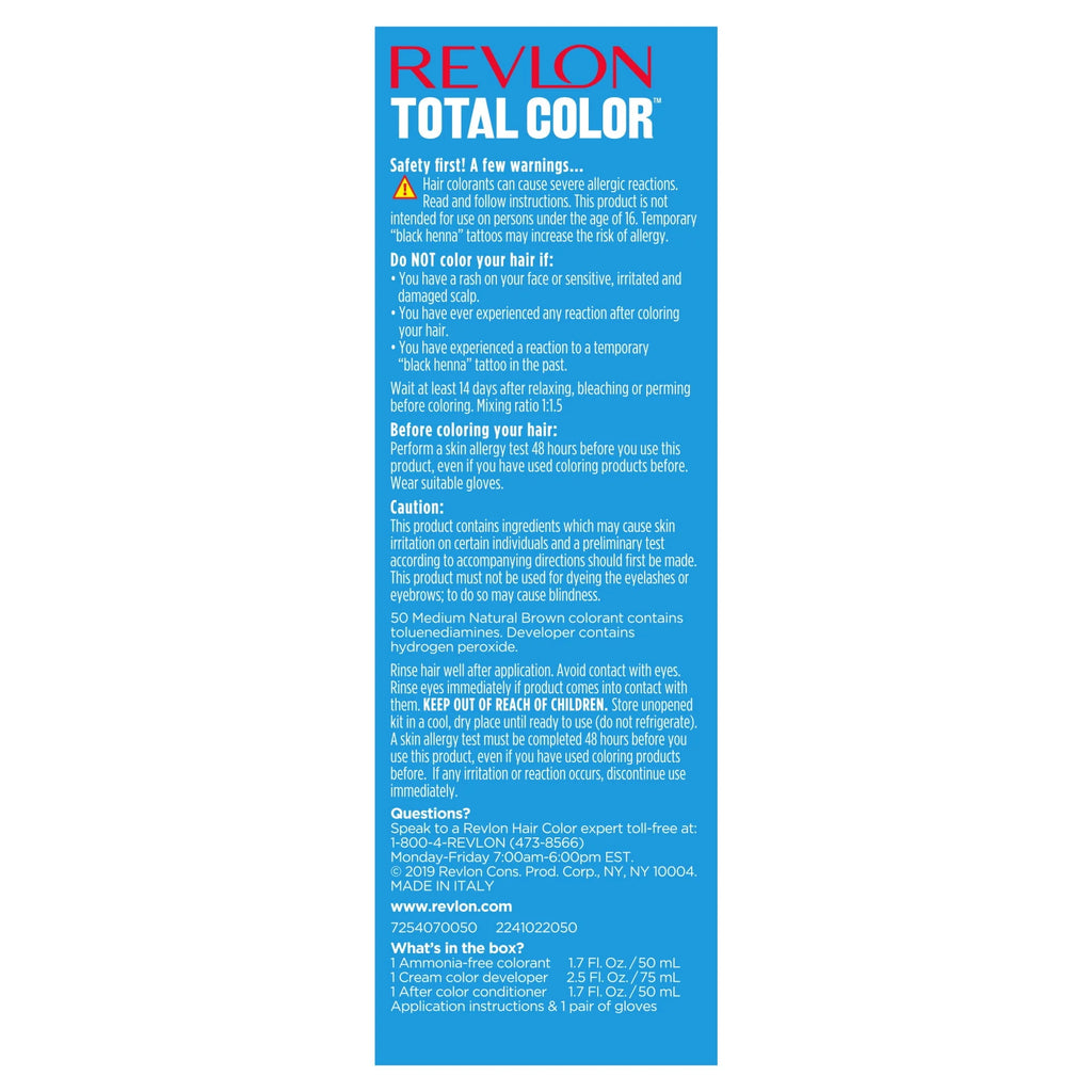 Permanent Hair Color, 100% Gray Coverage, 535 Medium Golden Mahogany, 5.94 fl oz W348655