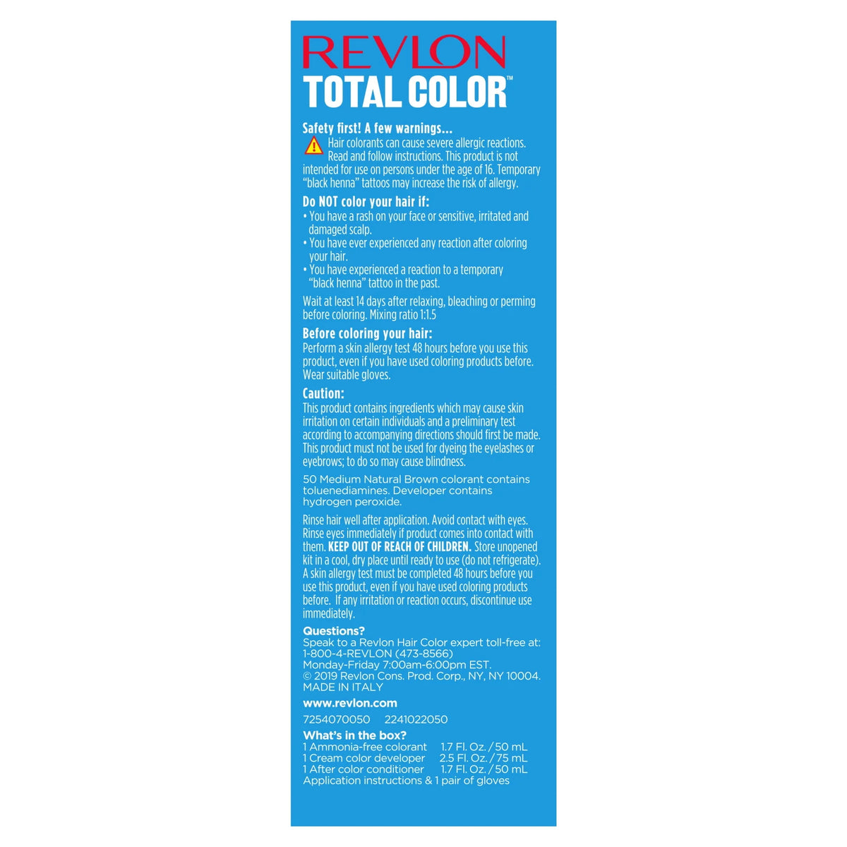 Permanent Hair Color, 100% Gray Coverage, 535 Medium Golden Mahogany, 5.94 fl oz W348655