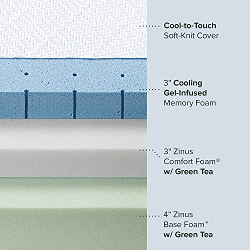 10 Inch Cooling Gel Memory Foam Queen Mattress F310276